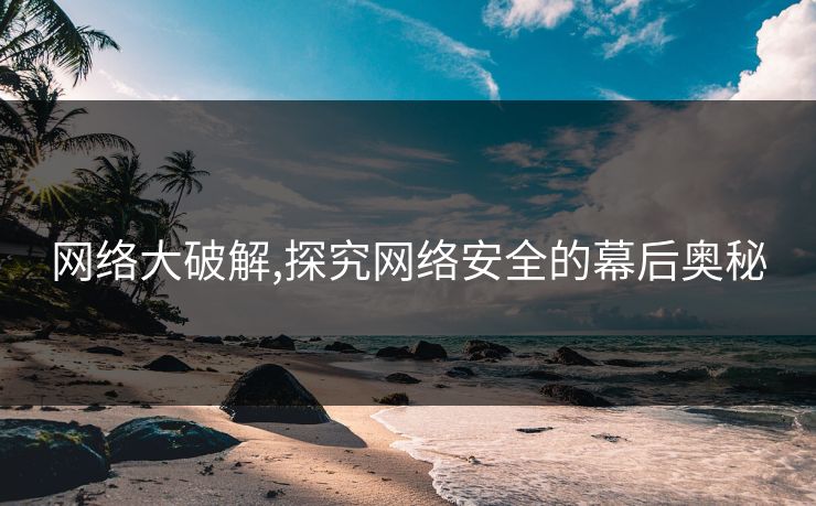 网络大破解,探究网络安全的幕后奥秘 网络大破解,探究网络安全的幕后奥秘