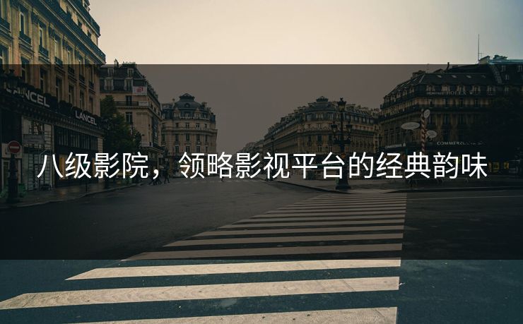 八级影院,领略影视平台的经典韵味 八级影院,领略影视平台的经典韵味