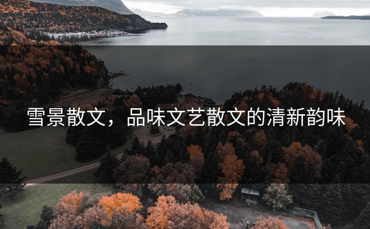 雪景散文,品味文艺散文的清新韵味 雪景散文,品味文艺散文的清新韵味